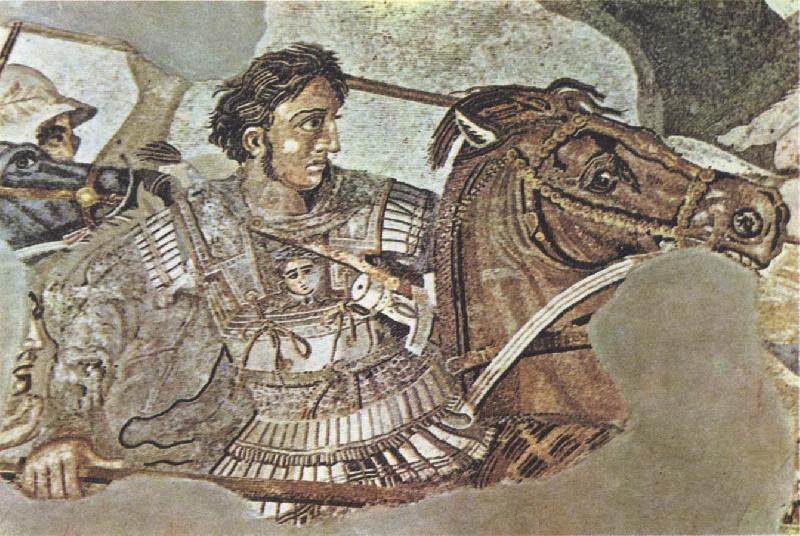 unknow artist alexander den stor i slaget vid lssos 333 fkr der han besegrade darius III oil painting image